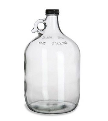 1 Gallon Clear Glass Jug